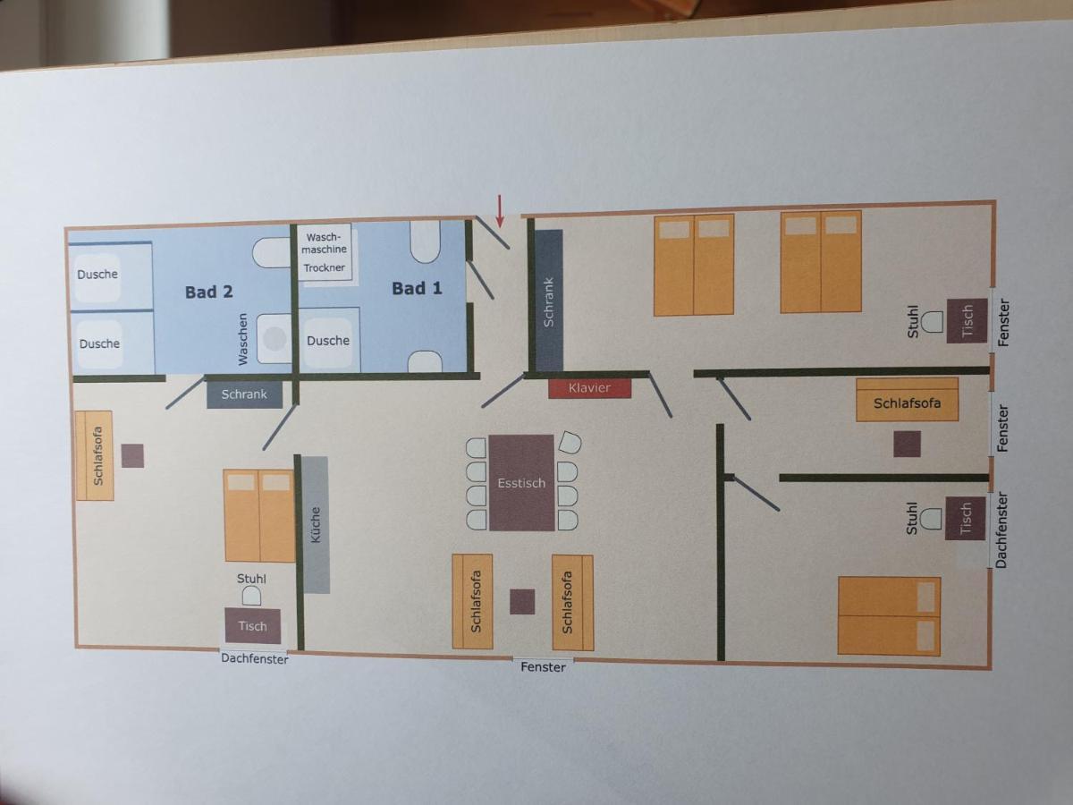 Suite Beach 5 Rooms 2 Bathrooms 1 Kitchen 1 Piano Kuehlungsborn Exterior photo